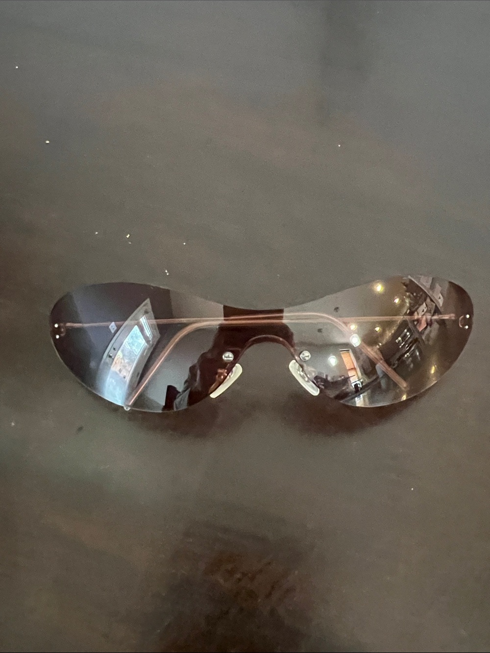 Giorgio Armani Shield Sunglasses - Smoke Lenses